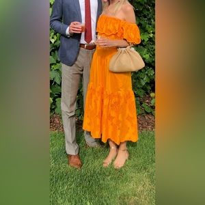 Self Portrait off the shoulder midi/long dress